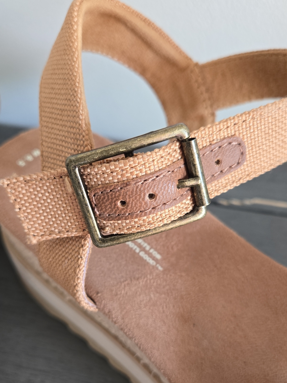 Toms Leopard Print and Tan Platform Sandals W 8.5 - Picture 5 of 6